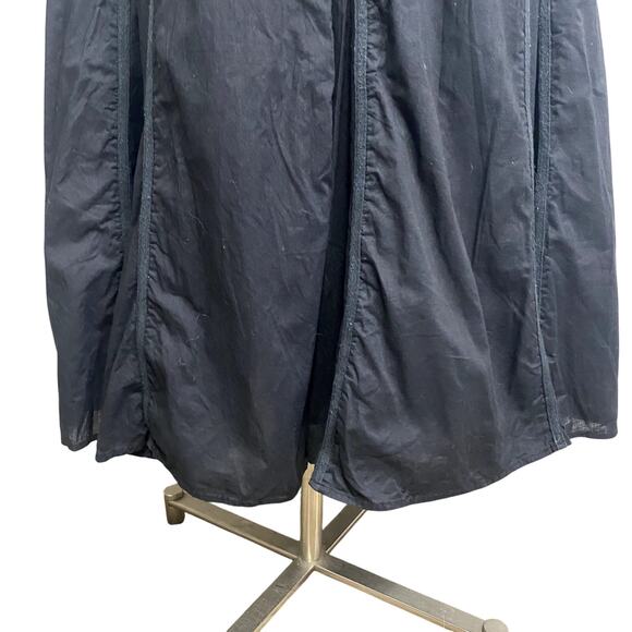 Grace Elements Pleated Whimsygoth Boho Gothic Dark Fairy Midi Skirt with Pockets - Picture 7 of 10